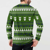 Amazing Viking Christmas Button Sweatshirt Xmas Holiday Patterns - Wonder Print Shop