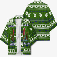 Amazing Viking Christmas Kimono Xmas Holiday Patterns - Wonder Print Shop