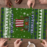 Amazing Viking Christmas Puzzle Xmas Holiday Patterns - Wonder Print Shop
