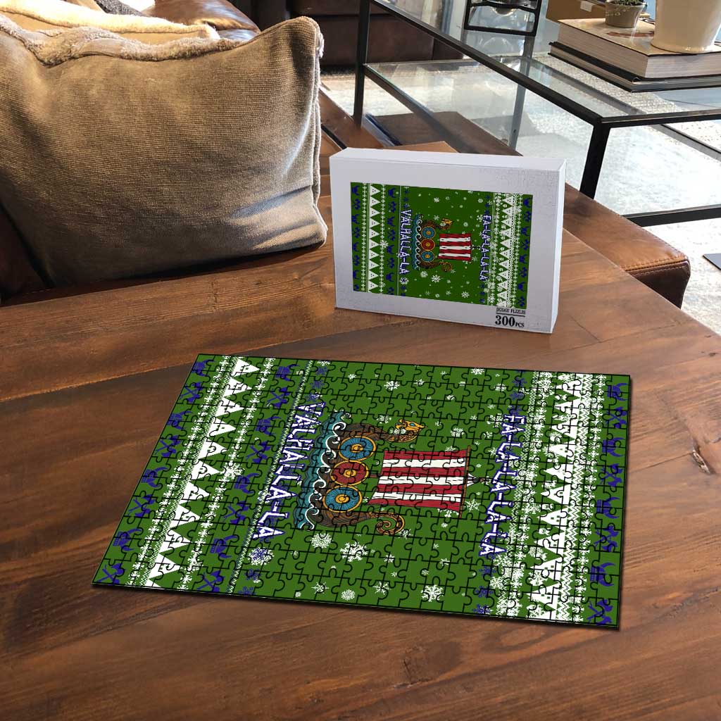 Amazing Viking Christmas Puzzle Xmas Holiday Patterns - Wonder Print Shop