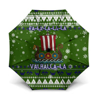 Amazing Viking Christmas Umbrella Xmas Holiday Patterns - Wonder Print Shop