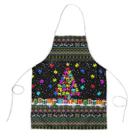 Autism Pine Christmas Apron Xmas Holiday Patterns - Wonder Print Shop