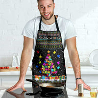 Autism Pine Christmas Apron Xmas Holiday Patterns - Wonder Print Shop