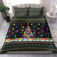 Autism Pine Christmas Bedding Set Xmas Holiday Patterns - Wonder Print Shop