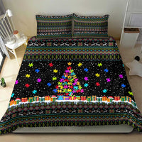 Autism Pine Christmas Bedding Set Xmas Holiday Patterns - Wonder Print Shop