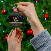 Autism Pine Christmas Ceramic Ornament Xmas Holiday Patterns - Wonder Print Shop
