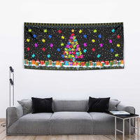 Autism Pine Christmas Tapestry Xmas Holiday Patterns - Wonder Print Shop