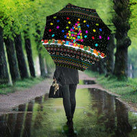 Autism Pine Christmas Umbrella Xmas Holiday Patterns - Wonder Print Shop