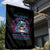 You Couldn't Handle Me Triangle Skull Garden Flag - Wonder Print Shop