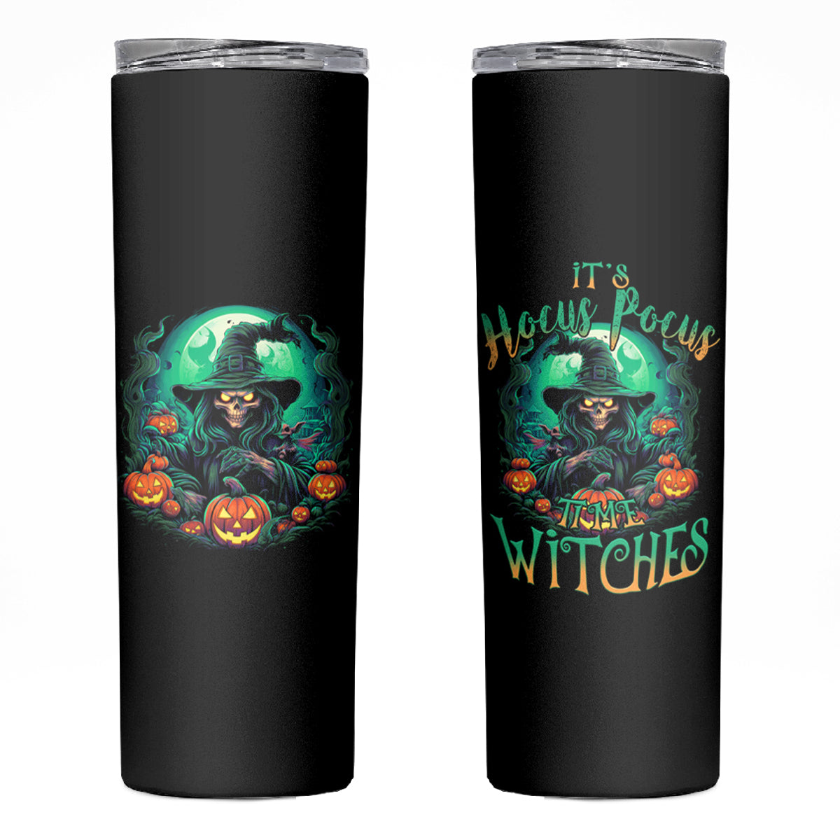 Hocus Pocus Halloween Skinny Tumbler