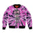 Fcks Cancer Skull Tie Dye Bomber Jacket - Wonder Print Shop