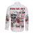 P Me Off Tattooed Skull Rose Long Sleeve Button Shirt - Wonder Print Shop