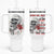 P Me Off Tattooed Skull Rose Tumbler With Handle