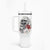 P Me Off Tattooed Skull Rose Tumbler With Handle