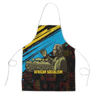 Julius Nyerere Apron Ujamaa African Socialism Text and Bold Striped Pattern - Wonder Print Shop