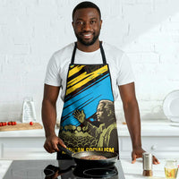 Julius Nyerere Apron Ujamaa African Socialism Text and Bold Striped Pattern - Wonder Print Shop
