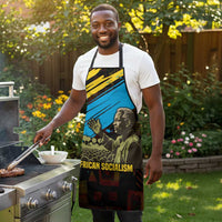 Julius Nyerere Apron Ujamaa African Socialism Text and Bold Striped Pattern - Wonder Print Shop
