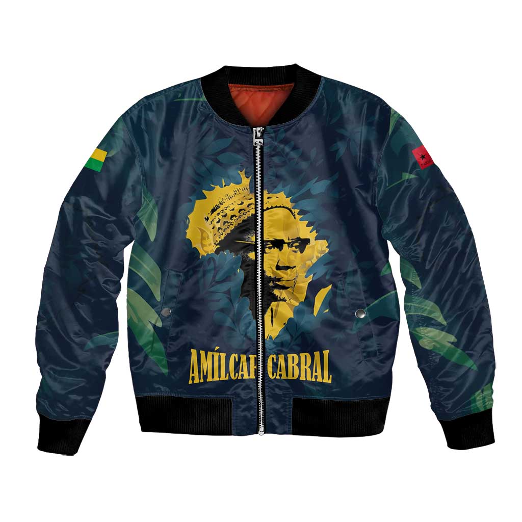 Amilcar Cabral Bomber Jacket Guinea-Bissau African National Liberation Leader - Cultural Resistance Tribute - Wonder Print Shop