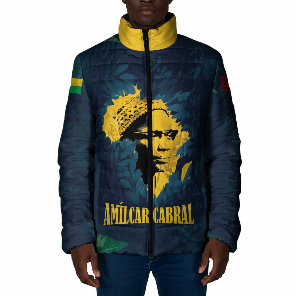 Amilcar Cabral Padded Jacket Guinea-Bissau African National Liberation Leader - Cultural Resistance Tribute - Wonder Print Shop