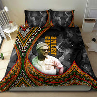 Amilcar Cabral Bedding Set African Map with Chains Freedom Theme Revolutionary Liberation Tribute - Wonder Print Shop