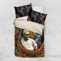Amilcar Cabral Bedding Set African Map with Chains Freedom Theme Revolutionary Liberation Tribute - Wonder Print Shop