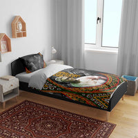 Amilcar Cabral Bedding Set African Map with Chains Freedom Theme Revolutionary Liberation Tribute - Wonder Print Shop