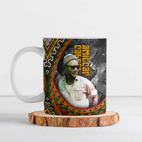 Amilcar Cabral Ceramic Mug African Map with Chains Freedom Theme Revolutionary Liberation Tribute - Wonder Print Shop