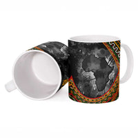 Amilcar Cabral Ceramic Mug African Map with Chains Freedom Theme Revolutionary Liberation Tribute - Wonder Print Shop