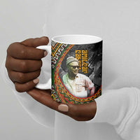 Amilcar Cabral Ceramic Mug African Map with Chains Freedom Theme Revolutionary Liberation Tribute - Wonder Print Shop