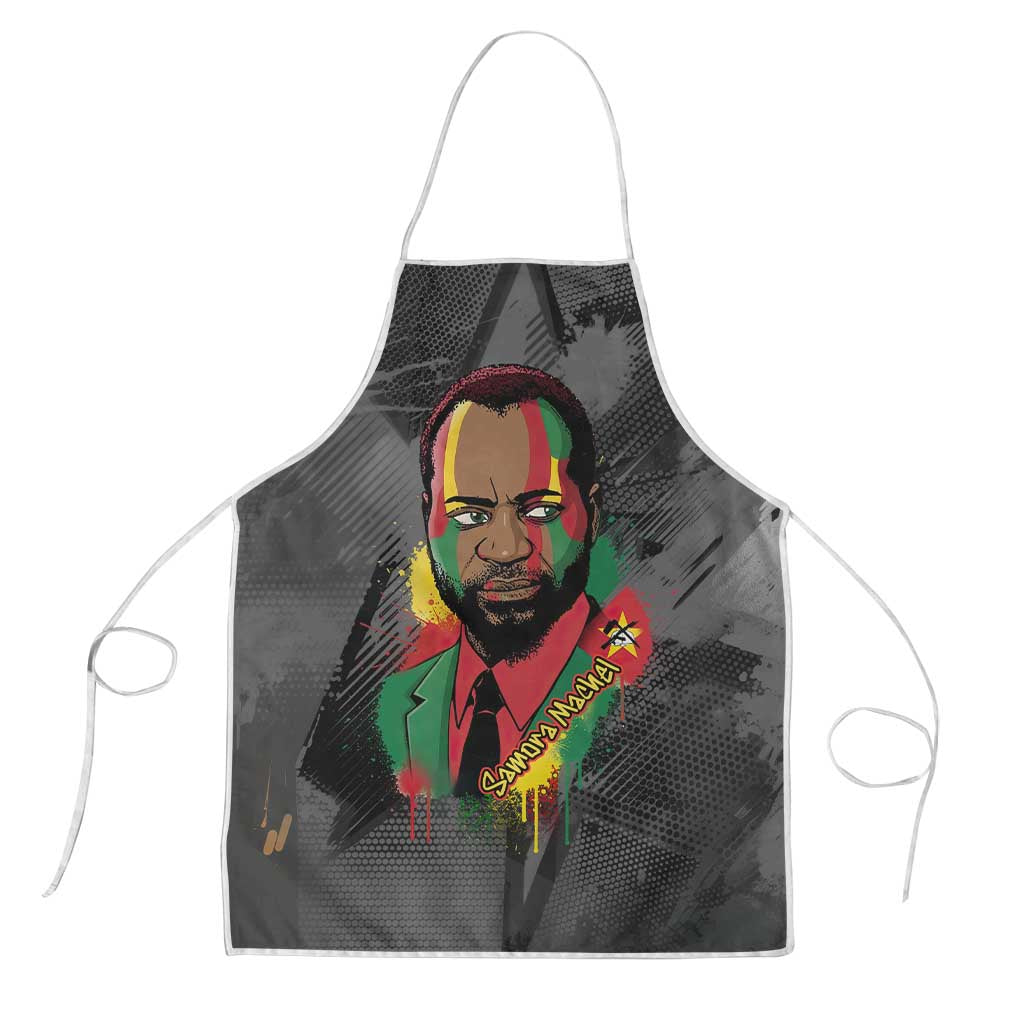 Samora Machel Apron Mozambique Liberation Graffiti Style Viva FRELIMO African Revolutionary - Wonder Print Shop