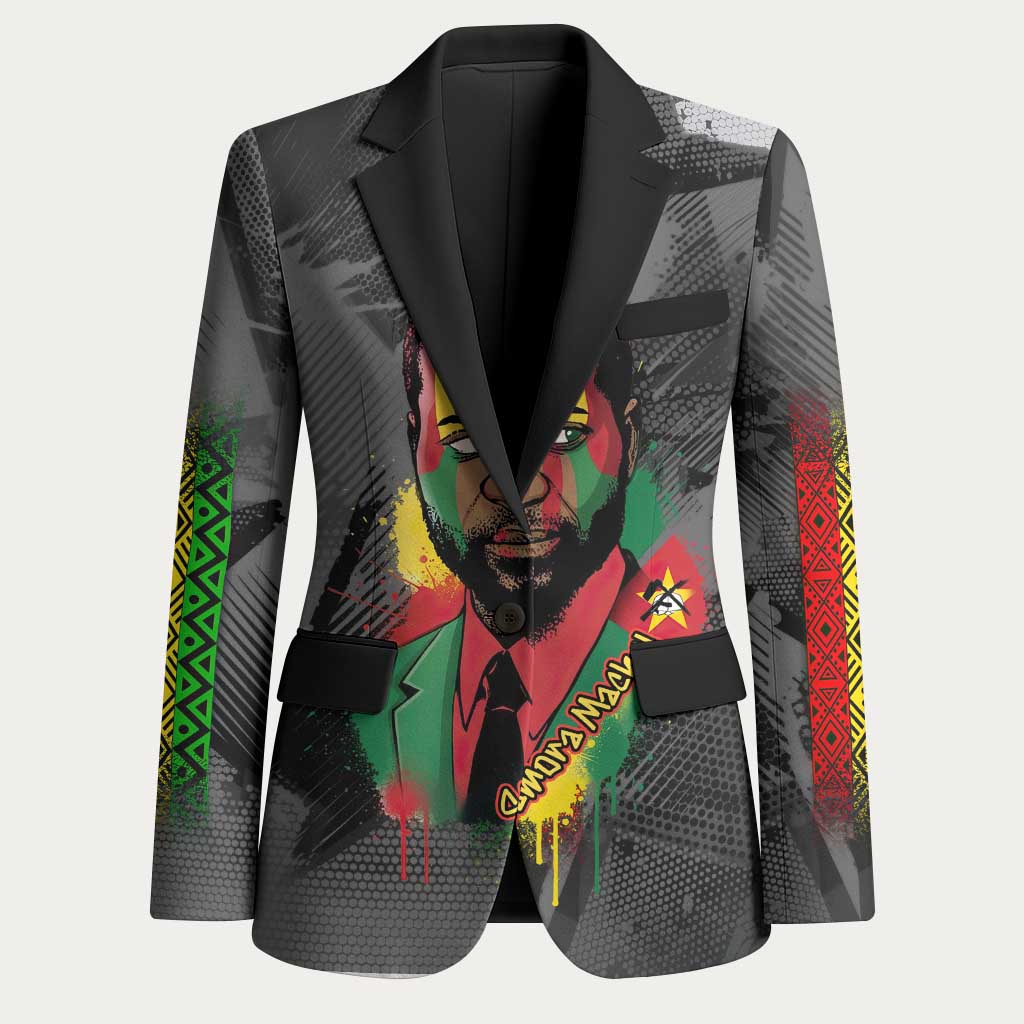 Samora Machel Blazer Mozambique Liberation Graffiti Style Viva FRELIMO African Revolutionary - Wonder Print Shop