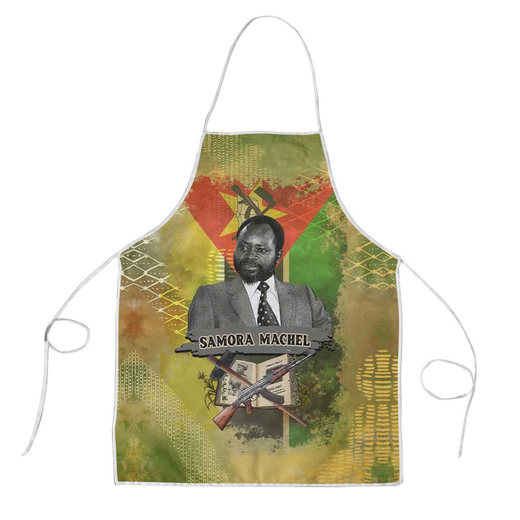 Samora Machel Apron Mozambique Flag Unity and Victory Quote Liberation Struggle - African Freedom Tribute - Wonder Print Shop