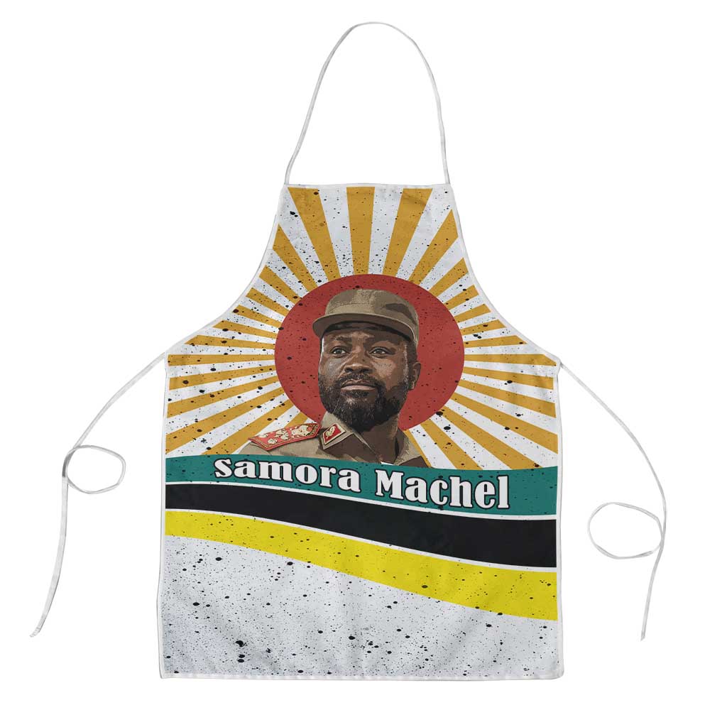 Samora Machel Apron Radiant Sunburst Bold Anti-Colonial Quote Mozambique Liberation - African Revolutionary Art - Wonder Print Shop