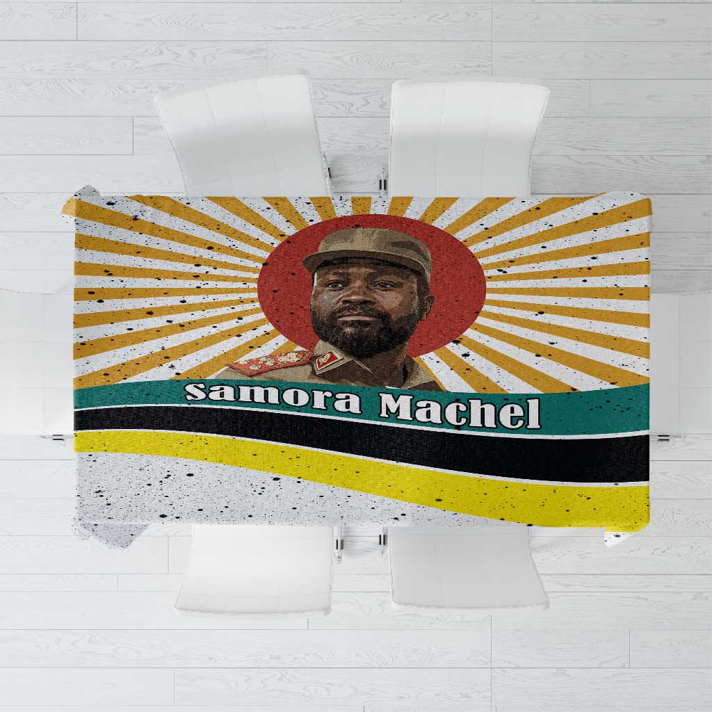 Samora Machel Tablecloth Radiant Sunburst Bold Anti-Colonial Quote Mozambique Liberation - African Revolutionary Art - Wonder Print Shop