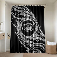 I'm Coming to the Cottage Bathroom Set with Hand-Drawn Floral Pattern