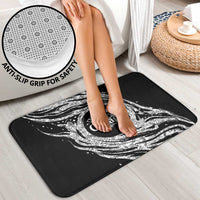 I'm Coming to the Cottage Bathroom Set with Hand-Drawn Floral Pattern