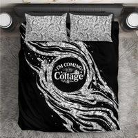 I'm Coming to the Cottage Bedding Set with Hand-Drawn Floral Pattern