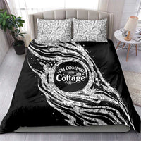 I'm Coming to the Cottage Bedding Set with Hand-Drawn Floral Pattern