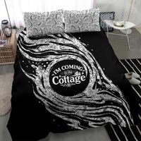 I'm Coming to the Cottage Bedding Set with Hand-Drawn Floral Pattern