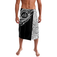 I'm Coming to the Cottage Lavalava with Hand-Drawn Floral Pattern