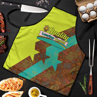Quality Learning Center Apron with School Supply Doodle Pattern
