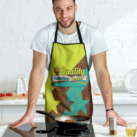 Quality Learning Center Apron with School Supply Doodle Pattern