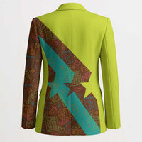 Quality Learning Center Blazer with School Supply Doodle Pattern
