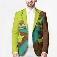 Quality Learning Center Blazer with School Supply Doodle Pattern