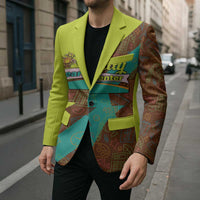 Quality Learning Center Blazer with School Supply Doodle Pattern