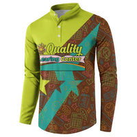 Quality Learning Center Button Sweatshirt with School Supply Doodle Pattern