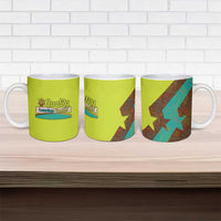 Quality Learning Center Ceramic Mug with School Supply Doodle Pattern