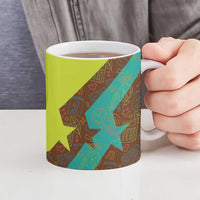 Quality Learning Center Ceramic Mug with School Supply Doodle Pattern