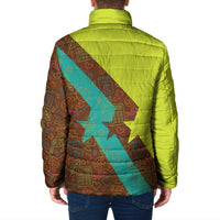 Quality Learning Center Padded Jacket with School Supply Doodle Pattern