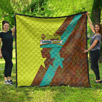 Quality Learning Center Quilt with School Supply Doodle Pattern